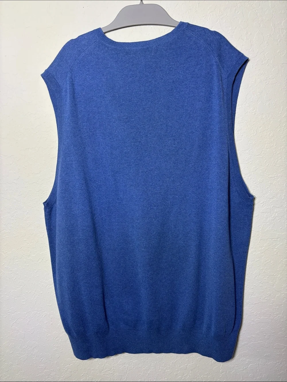 Polo Ralph Lauren 100% Pima Cotton Men’s V-Neck Sweater Vest Blue XXL